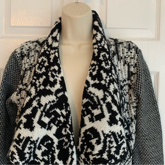 DESIGUAL by Christian Lacroix 46J2L12 Open Front Wrap Sweater Cardigan - Picture 8 of 15